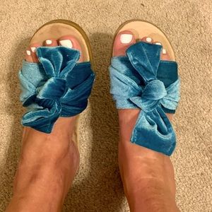 Charles Albert slide on flat Sandals